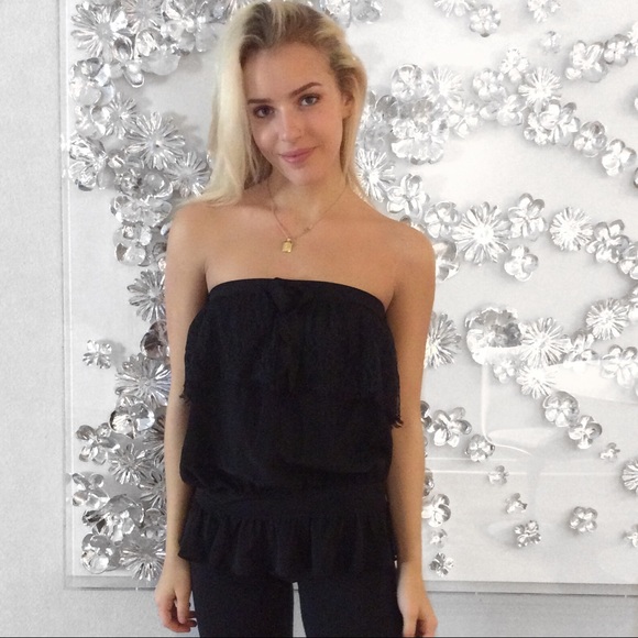 NWT Tiff by Tt black tube top, size S - Picture 2 of 5